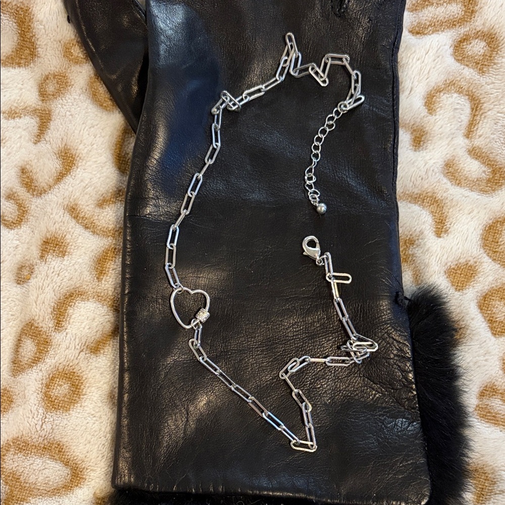 Uncommon James Silver Heart Link Necklace